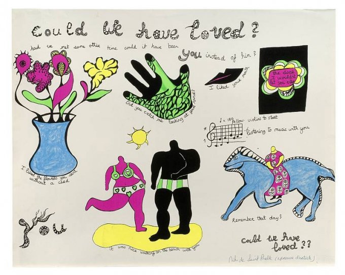 Could we have loved? Niki de Saint Phalle, 1968, Foto: Pressefoto. © Niki de Saint Phalle/BUS 2012