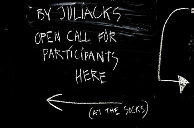 Juliacks rekrutterede deltagere til filmen Amager and the Infinite Whistle. Foto: Maria Desirée Holm-Jacobsen.