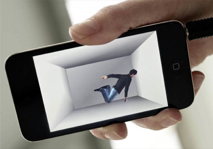 Jacob Tækker Man in a Box kunne opleves på Haandholdts stand. Foto: Maria Desirée Holm-Jacobsen.