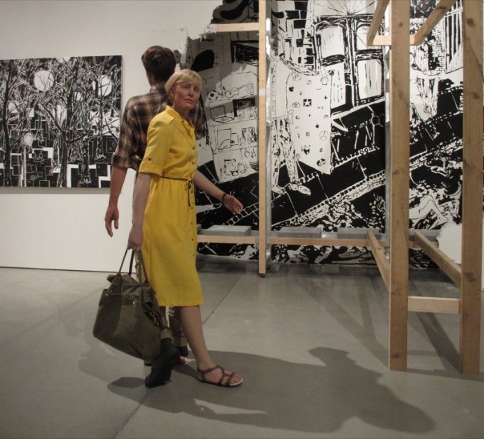 Kaspar Bonn&eacute;ns skulptur There are ways through us we never saw, 2010. Foto: Ole Bak Jacobsen.