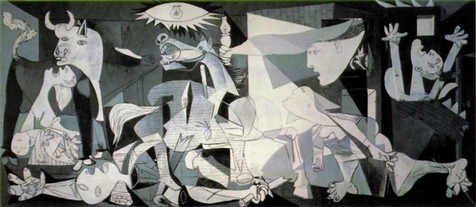 Pablo Picasso: Guernica 1937. (Foto fra pablopicasso.org)