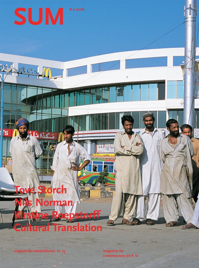 Cover SUM #2: Redistribution - 2003 af Jens Haaning. Foto: ICA og Jens Haaning