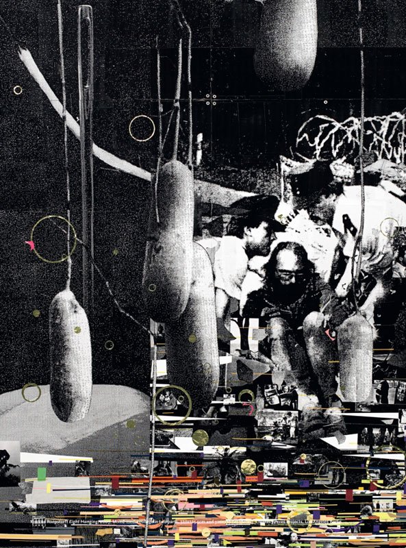Illustration fra SUM #2: Eight hanging - 2007 af Kirstine Roepstorff