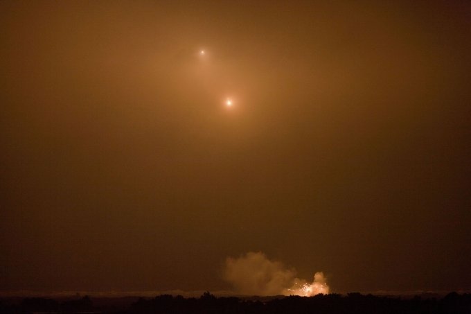 Udsigt over nedslagsomr&aring;det. Foto: Morten Barker