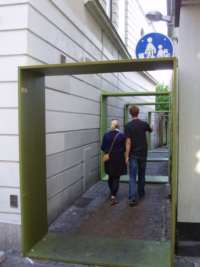En tur for to i Posthussmøgen gennem Tankestregen, foto: Sidsel Hartlev