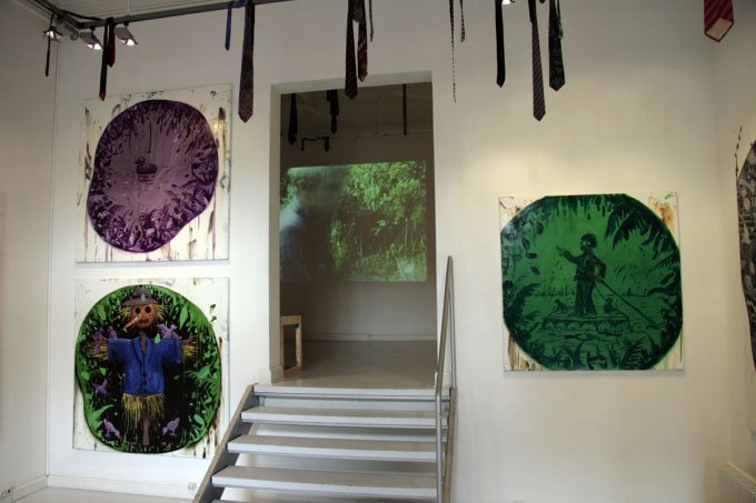 Udstillingsview: Rumble in the Jungle. Foto: Galleri Christoffer Egelund.