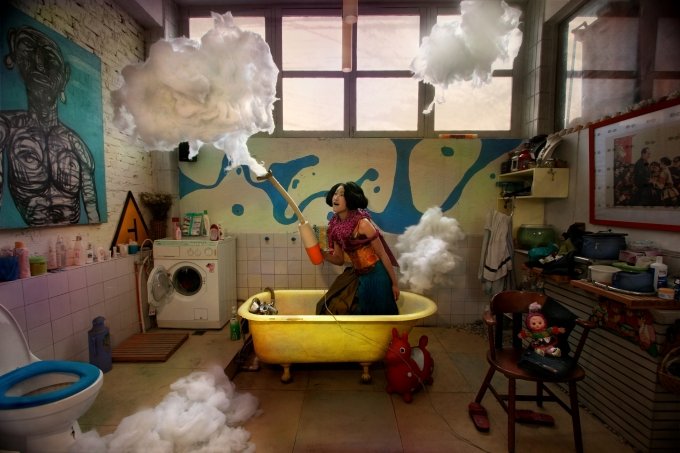 Days on the cotton candy No. 1 af Maleonn, pressefoto