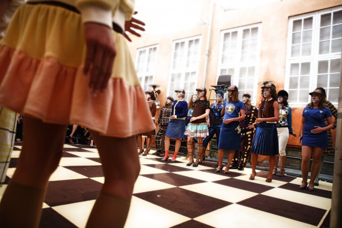 Check Mate modeshow forår/sommer 2007. Design: Anna Gulmann. Foto: Nicolai Svane.