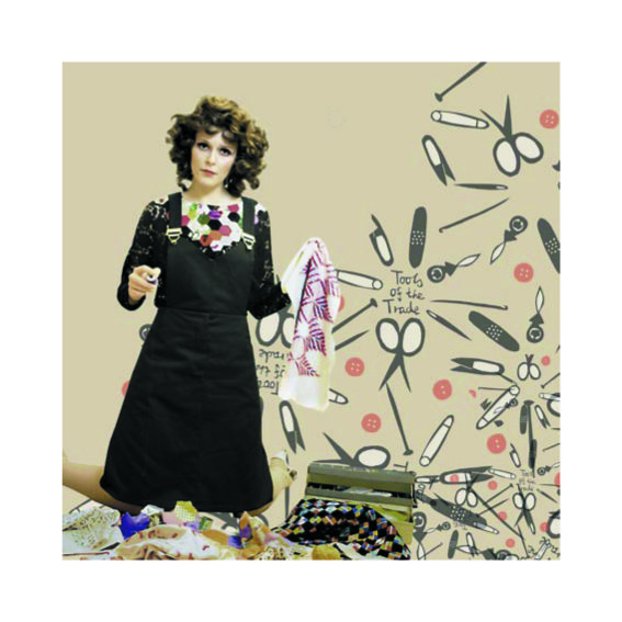 Design Anna Gulmann, Sew Tough So Slow efterår/vinter 2006. Art work: Ingen Frygt.