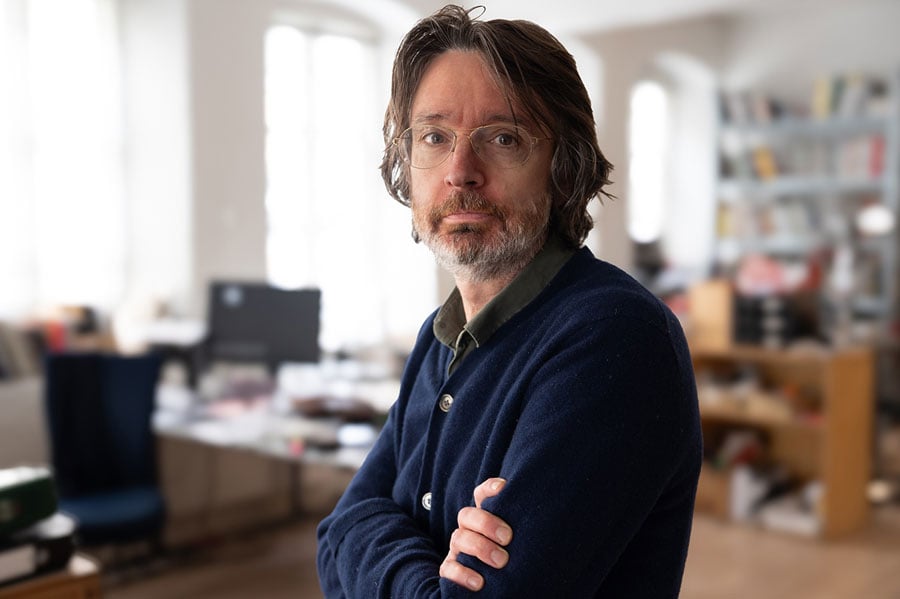 Portræt af Simon Starling. Foto: Birgit Tengberg / Carl Nielsen og Anne Marie Carl-Nielsens Legat