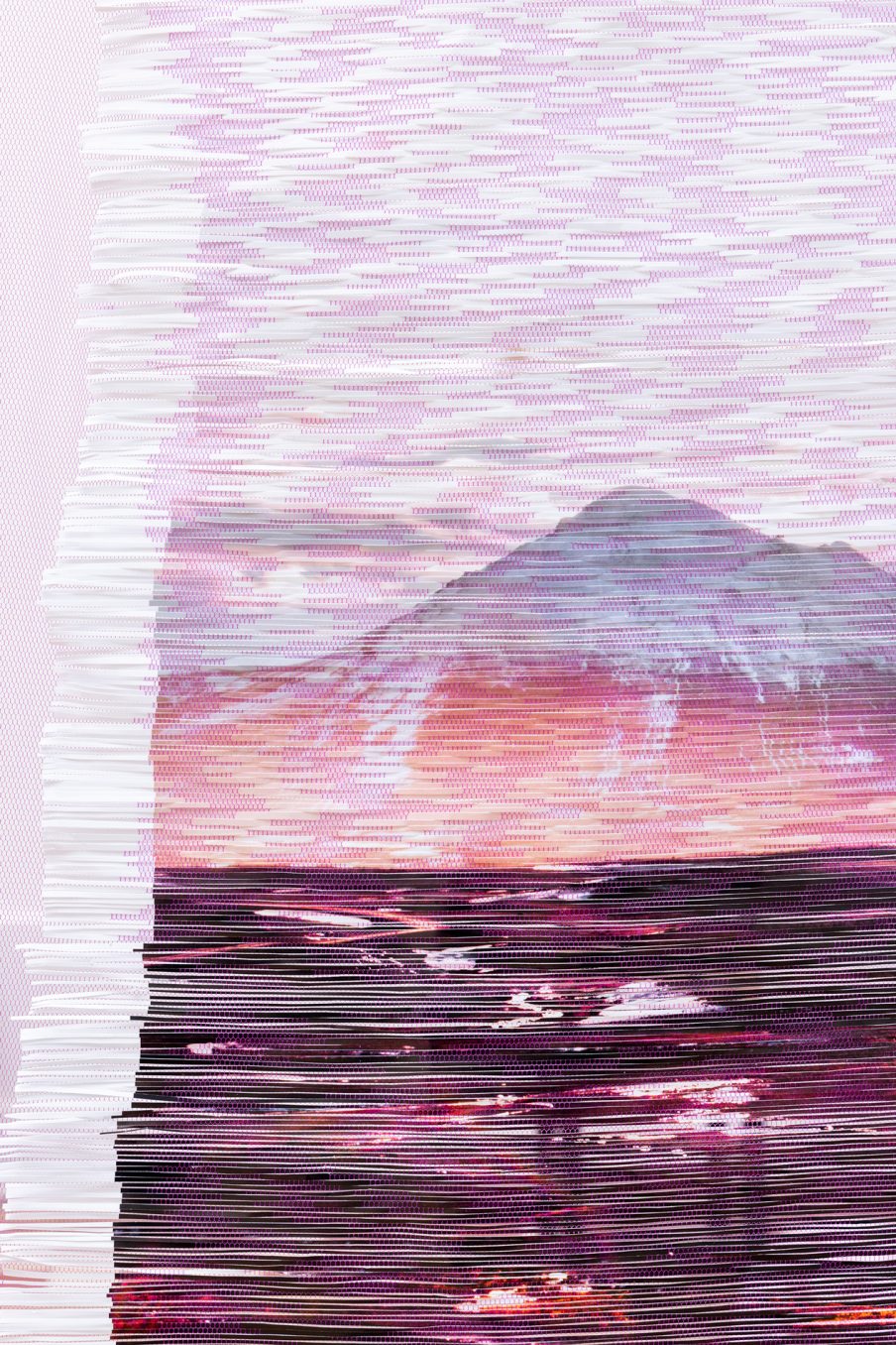 Anne Mie Bak Andersen, udsnit af flettet værk, 2022. Pressefoto, Kunsthal Kongegaarden.