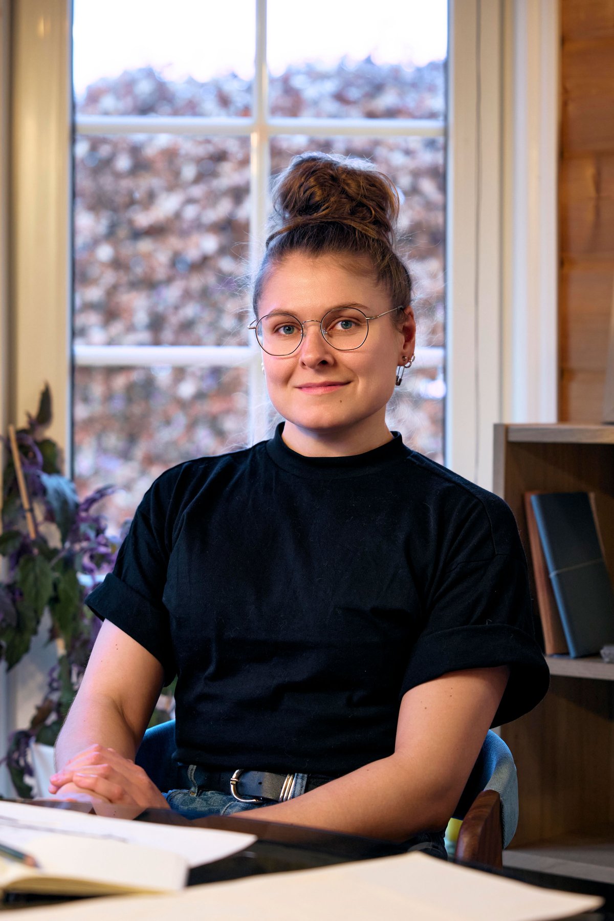 Portræt af Amanda Brix Kolstrup. Foto: Det Fynske Kunstakademi.