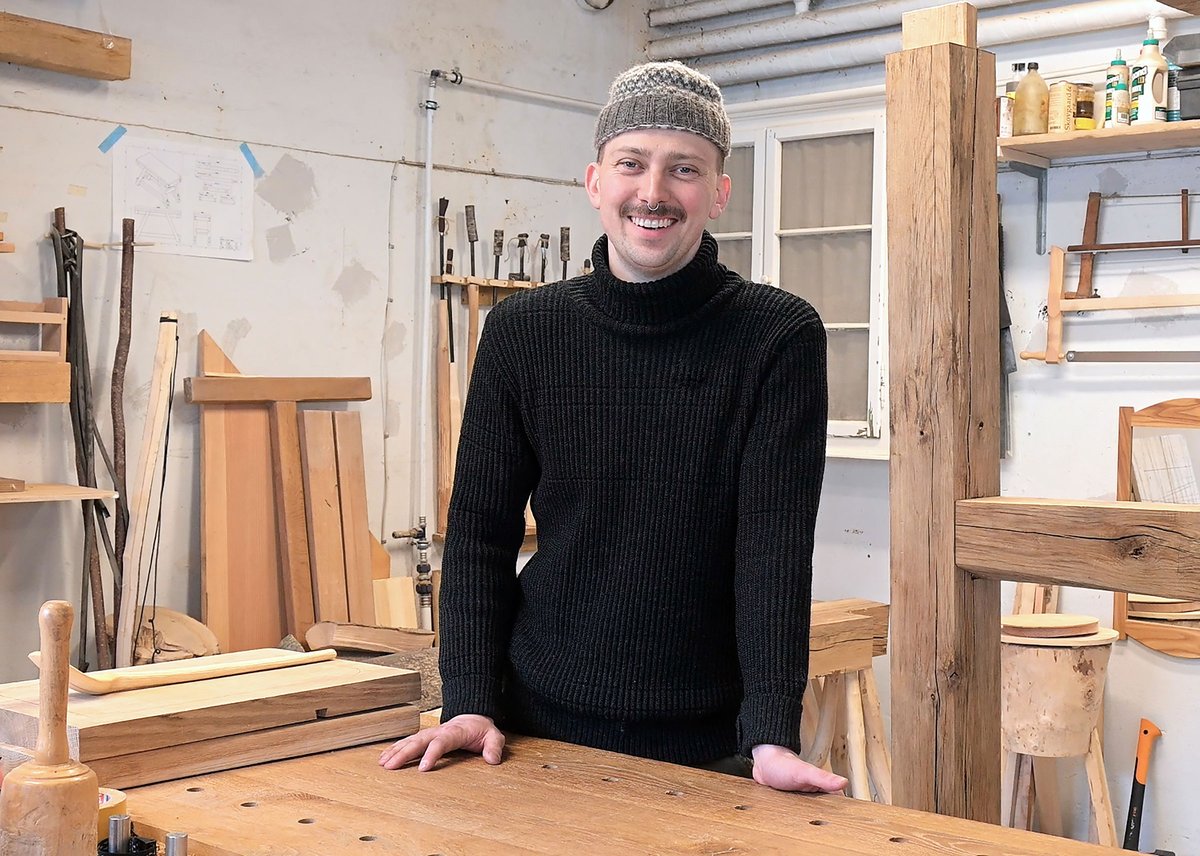 Portræt af Malte Frej Linnebjerg. Foto: Tine Oksbjerg Jensen.