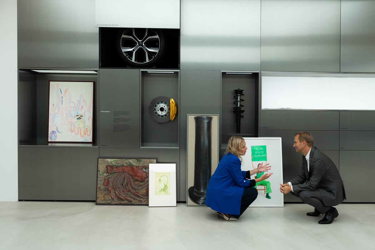Kunst i bevægelse - Kunst På Arbejde og Polestar. Foto: Daniel Rasmussen