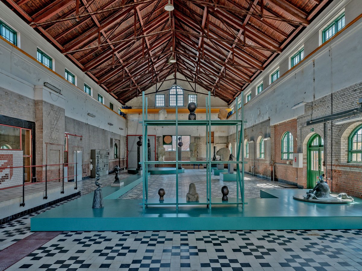 Værker af Keld Moseholm i det gamle Elværk i Faaborg. Foto: Andreas Bastiansen
