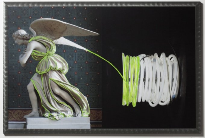 Anita Jørgensen: <i>Angel with luggage nr. 3</i>. Foto: Anders Sune Berg.