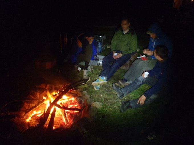 Bål og nat i Haven. Foto: Morten Plesner.