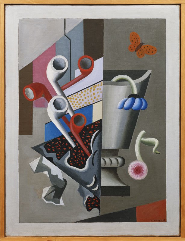 En moderne kønsskildring? Francisca Clausen: <i>Vasen og piberne</i>, 1929. ARoS. Foto: Ole Hein Pedersen.