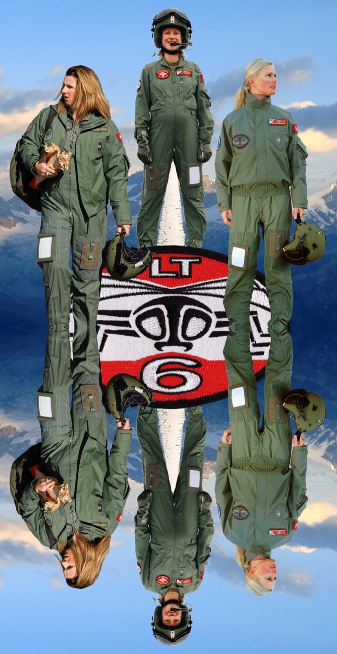 Simone Aaberg Kærn: <i>Spider Sisters</i>, 2008. C-print. 1,2 x 2,4 m