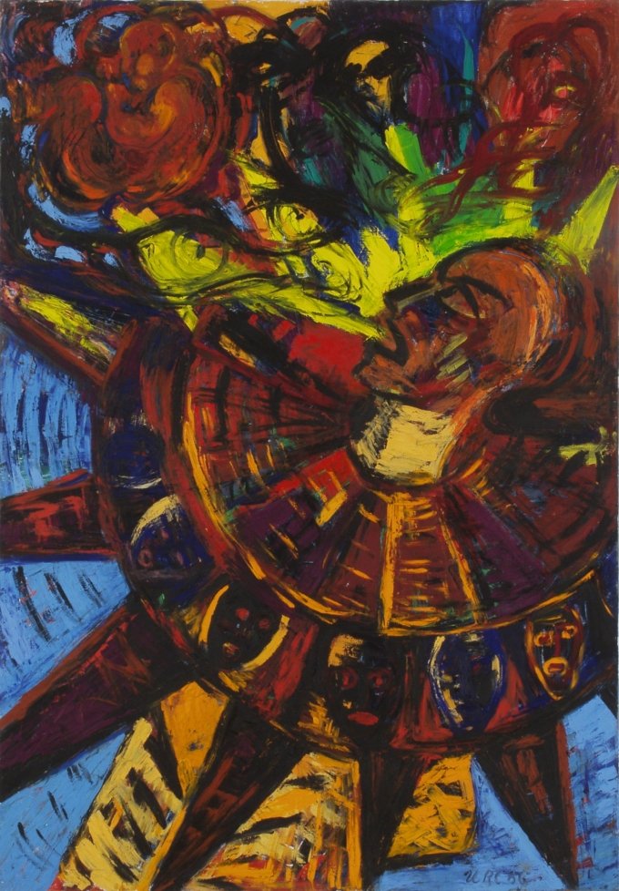 Ursula Reuter Christiansen . <i>Penthesilea</i>, 1986. Pressefoto