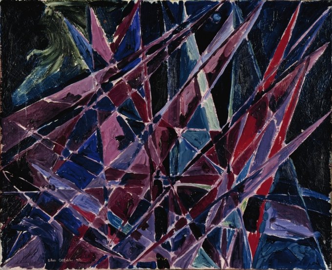 Else Alfelt. Titel ubekendt. 1943. Pressefoto.