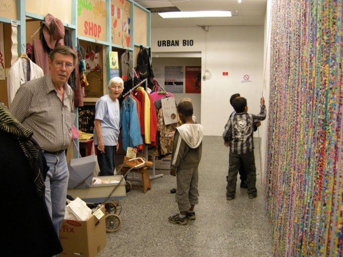 Situationsbillede fra bazaren. Foto: Matthias Hvass Borello