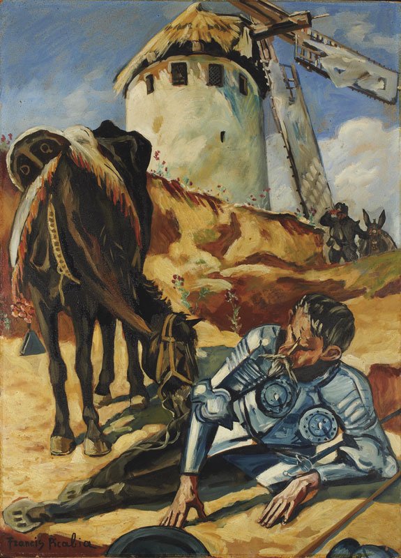 Francis Picabia: <i>Don Quichotte</i>, 1941-42. (Pressefoto)