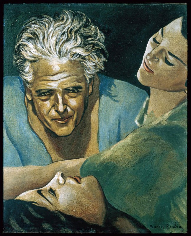 Francis Picabia: <i>Autoportrait</i>, 1935-40. (Pressefoto)