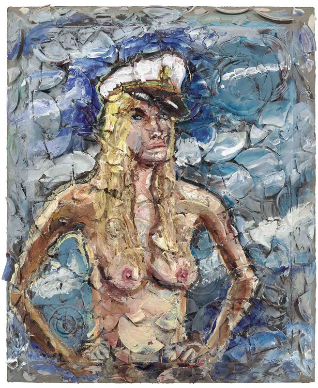 Julian Schnabel: <i>Untitled (portrait of May)</i>, 2012. (Pressefoto)