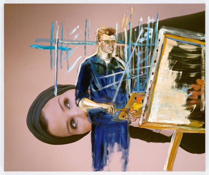 Julian Schnabel: <i>The unknown painter and the muse he will never meet</i>, 2011. (Pressefoto)