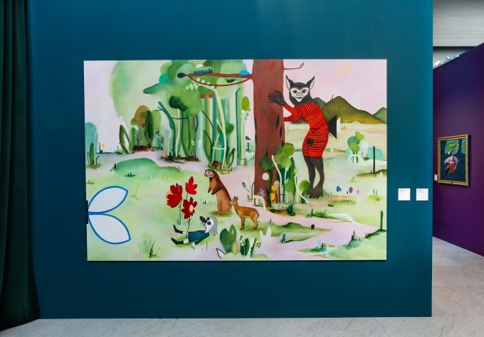 Kathrine Ærtebjerg: <i>Den glade Hr. Hansen</i> 2005. Foto: Niels Fabæk