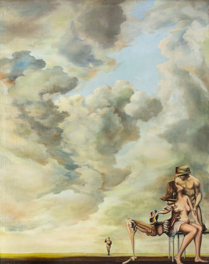 Wilhelm Freddie: <i>Meditation over den antinazistiske kærlighed</i>, 1936. Foto: Niels Fabæk