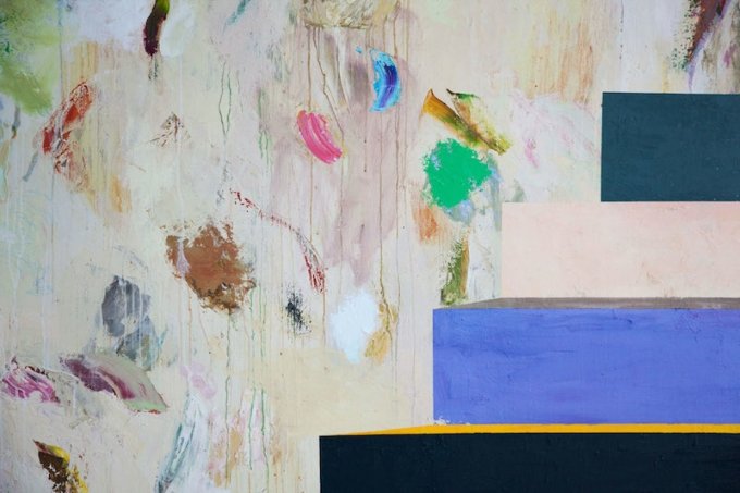 Anne-Marie Pedersen: <i>Trapperne og det flimrede liv</i>, detalje. Foto: Else Ploug Isaksen