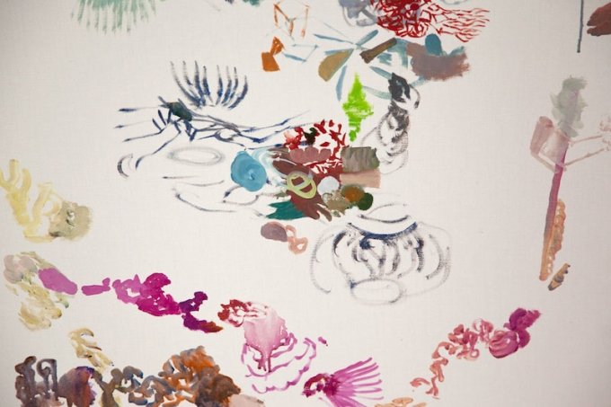 Jørgen Mikael-Andersen: <i>Syv billedflader/What's Cooking?</i>, detalje, 2015. Foto: Else Ploug Isaksen