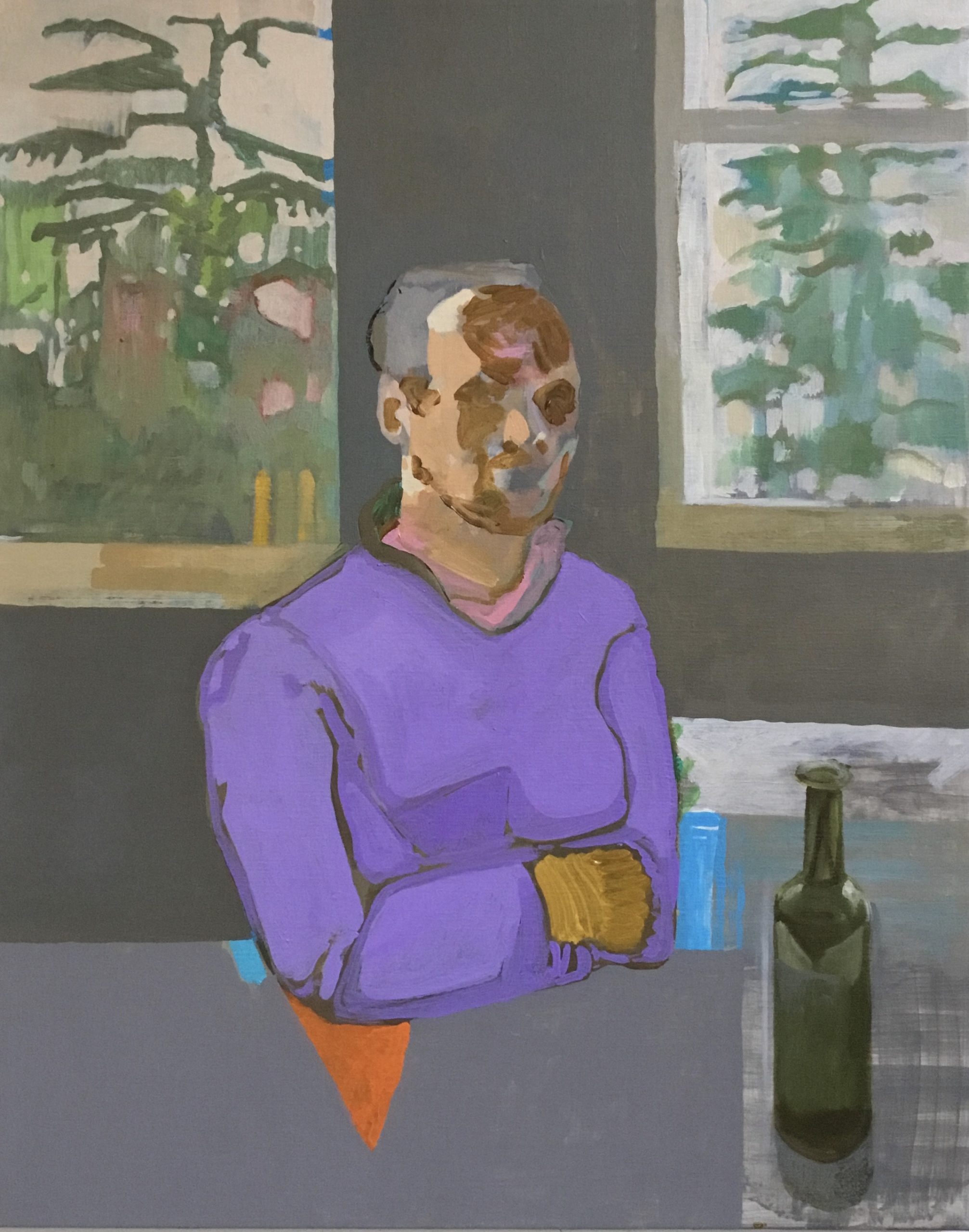 Lars Høeg: <i>Selvportræt</i>, 2020.