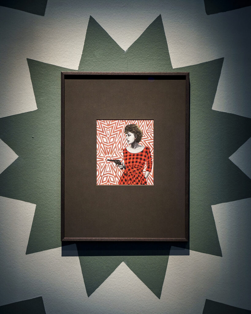 Soheila Sokhanvari: Bang. Portræt af Faranak Mirghari, 2022. Foto: Mads Smidstrup.