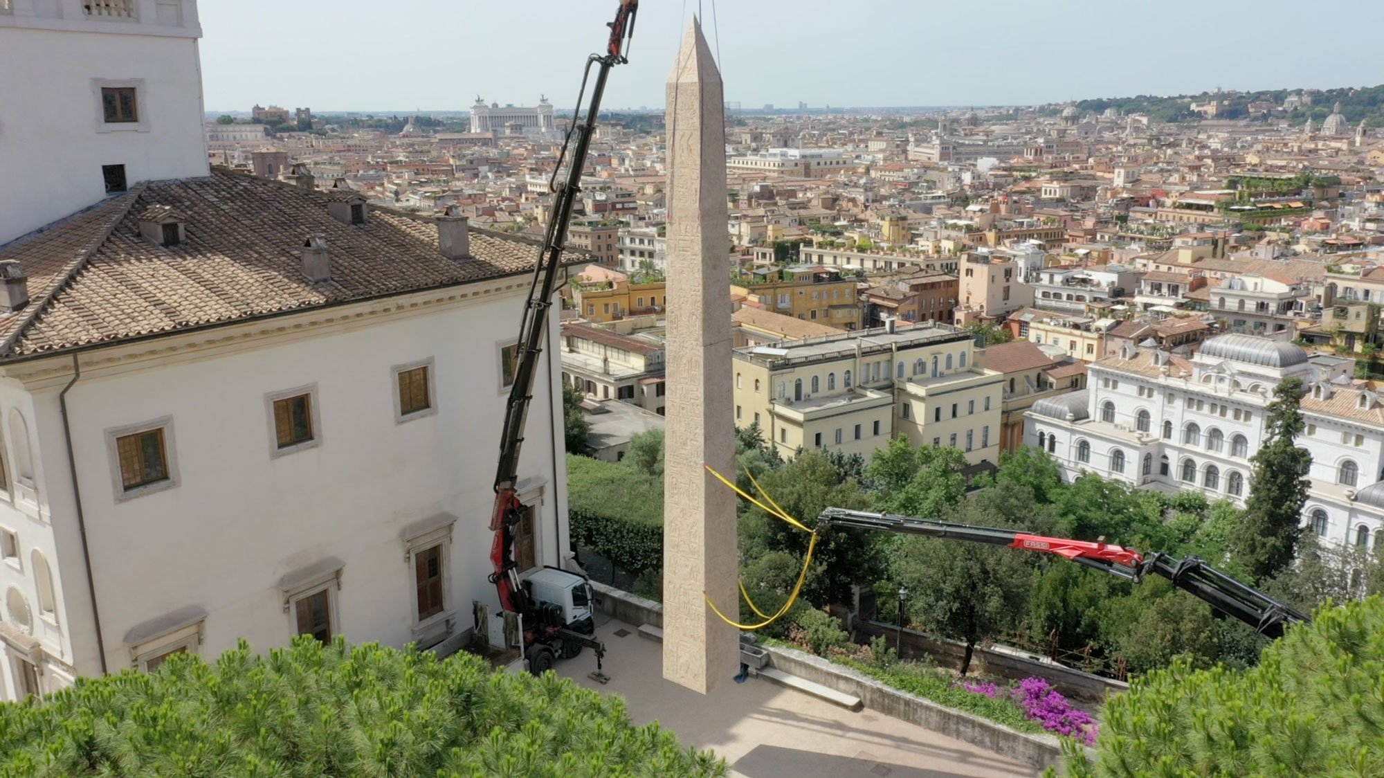 Still from <i>Levitate</i> (three channel videoinstallation), Iván Argote, 2022