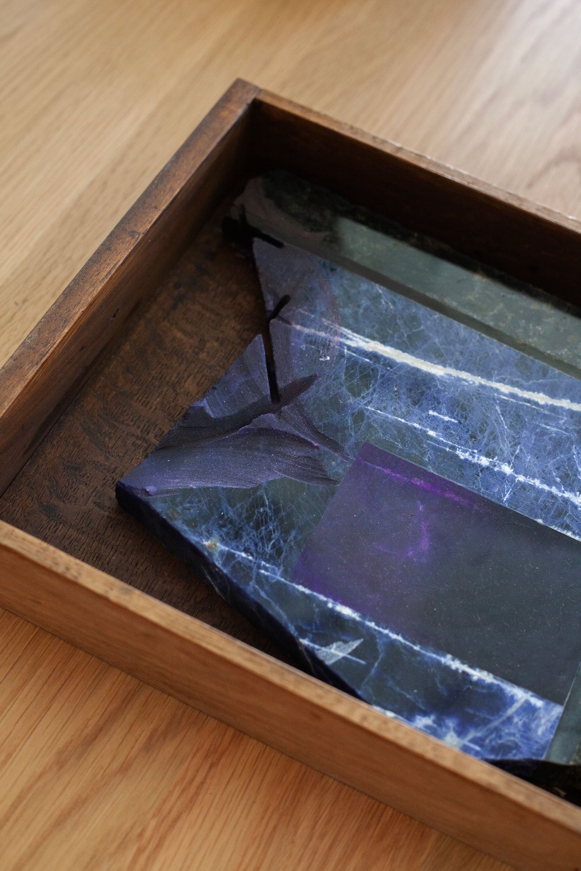 Installationsview fra udstillingen <i>Sten - Skelet - Silhuet</i>. Foto: Siw Aldershvile Nielsen 