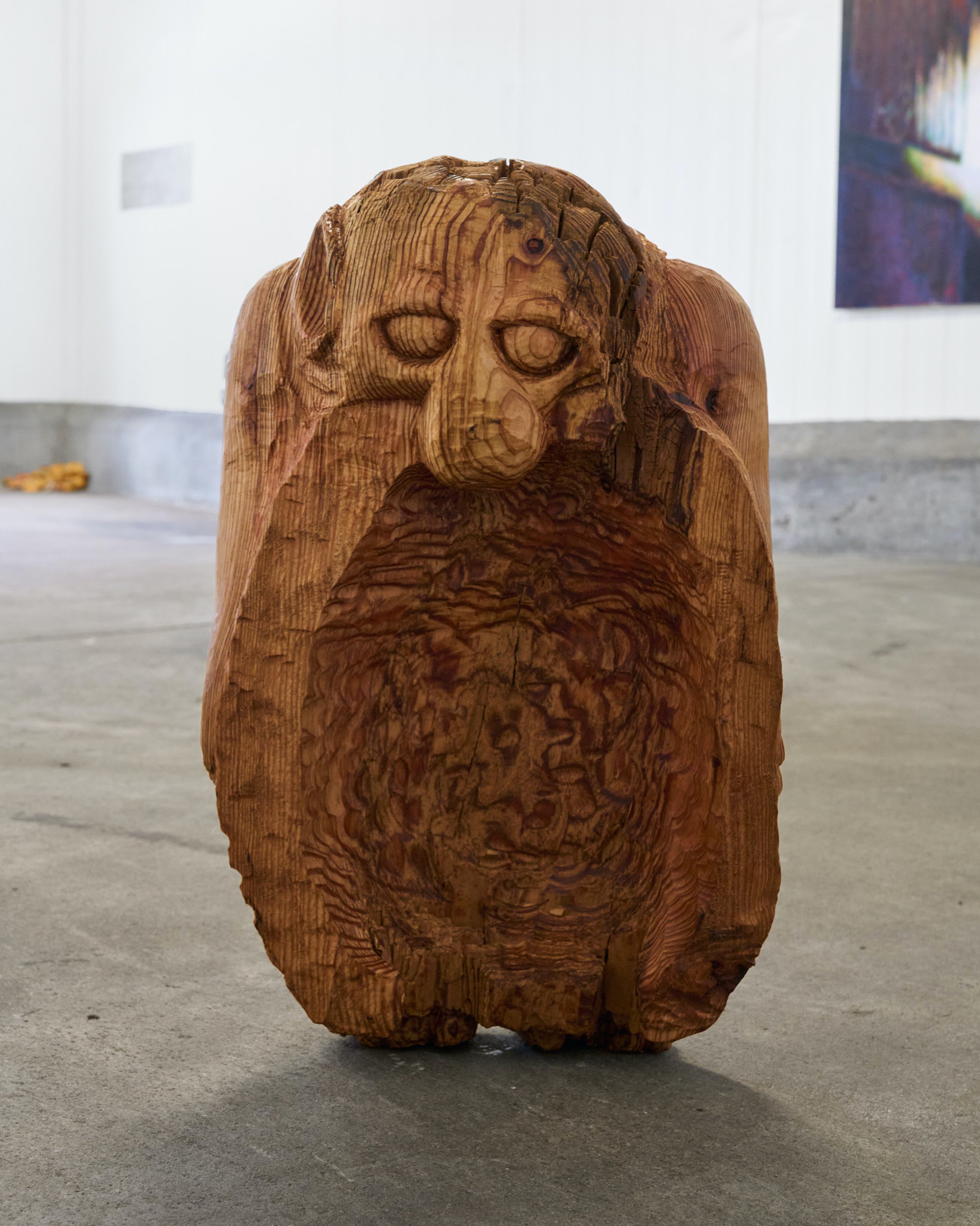 Mette Rasmussen, <i>Uden titel</i>, 2025. Vandgrøn. Foto: Brian Kure