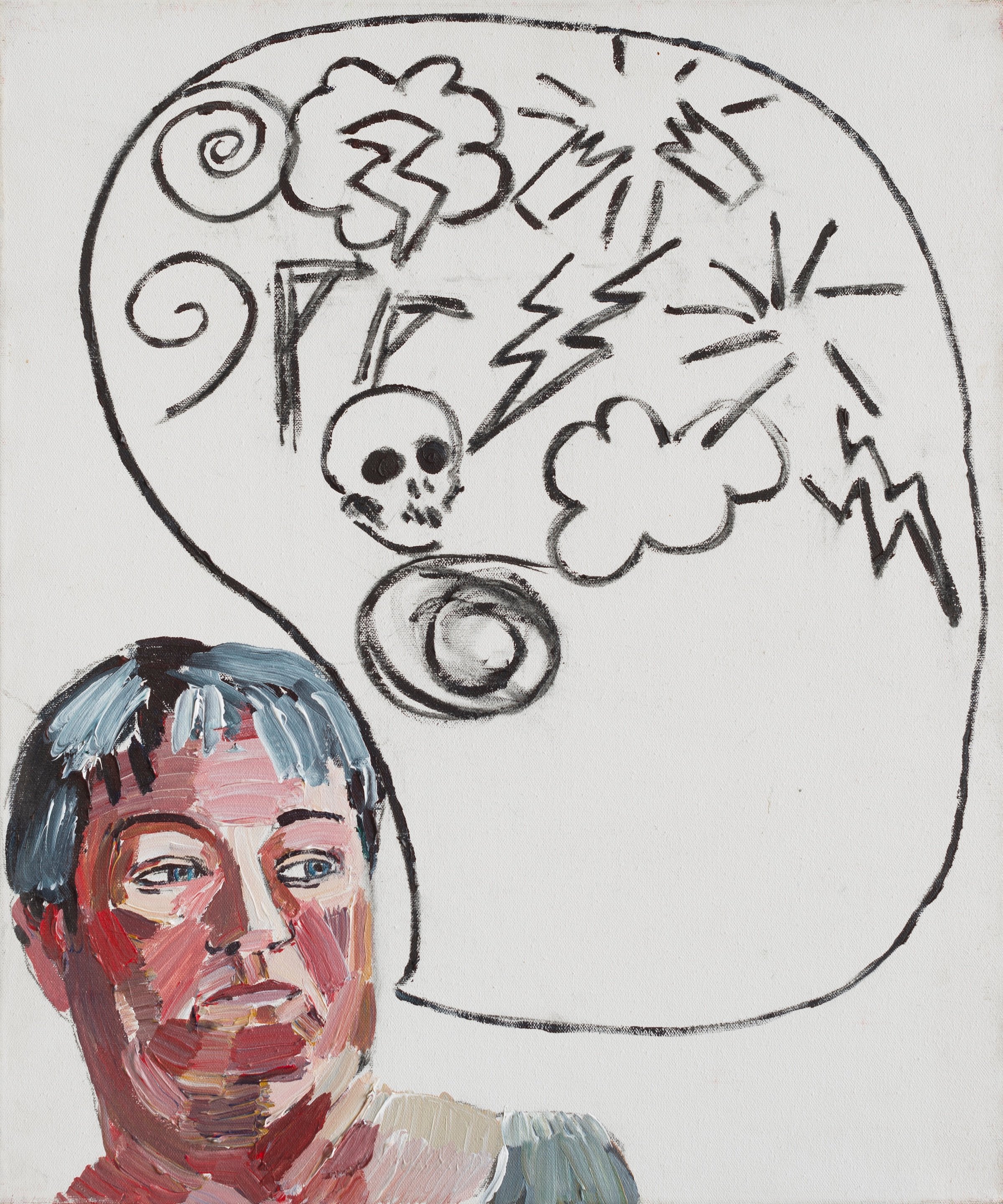 <i>Selvportræt 3</i>, 2004. Inge Ellegaard Estate, <a href="https://artmatter.dk/venue/galleri-lene-bilgrav">Galleri Lene Bilgrav</a>. Foto: Jacob Friis-Holm Nielsen