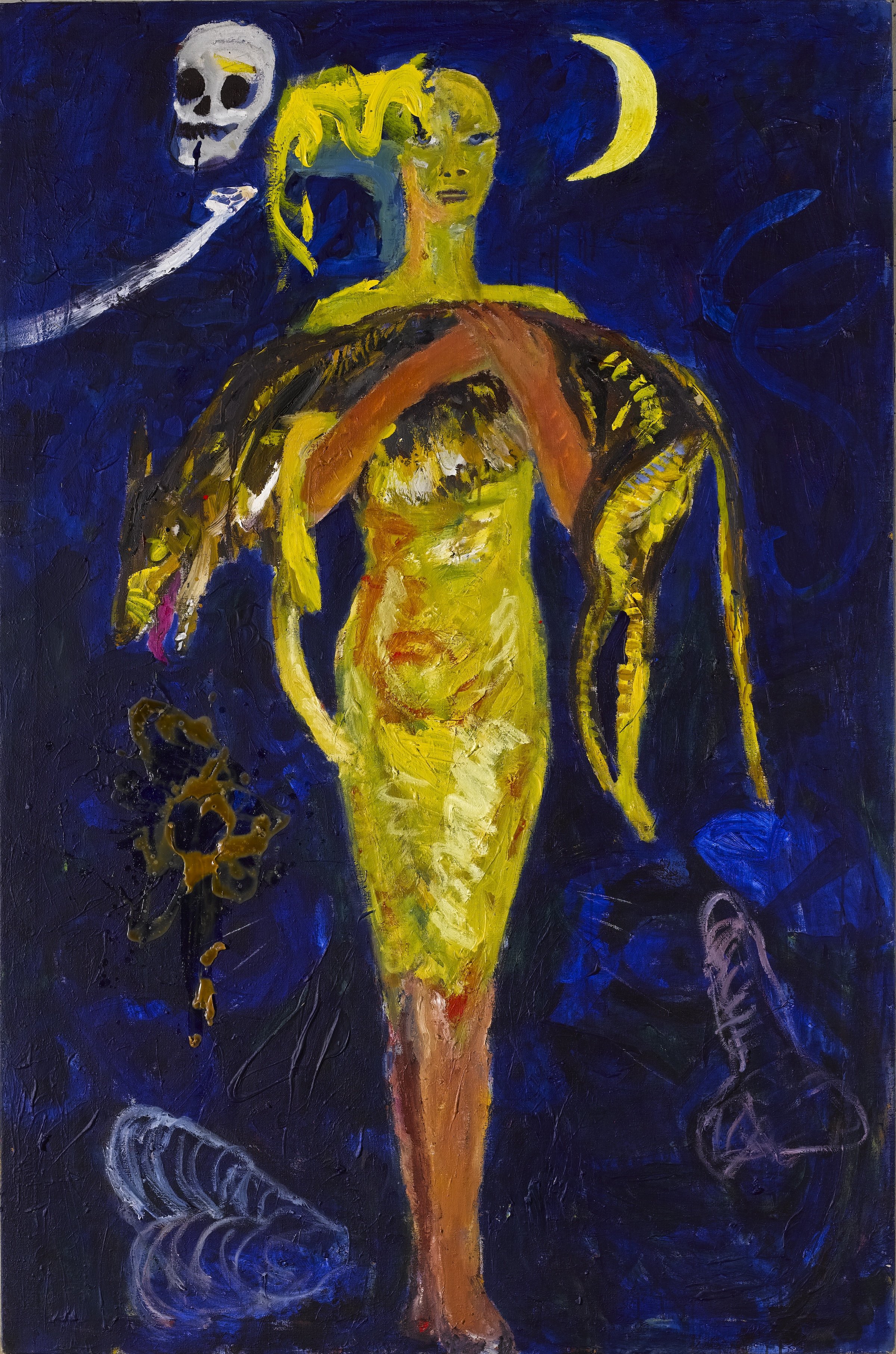 Inge Ellegaard. Månegudinde, 1985. Sorø Kunstmuseum. Foto: Anders Sune Berg