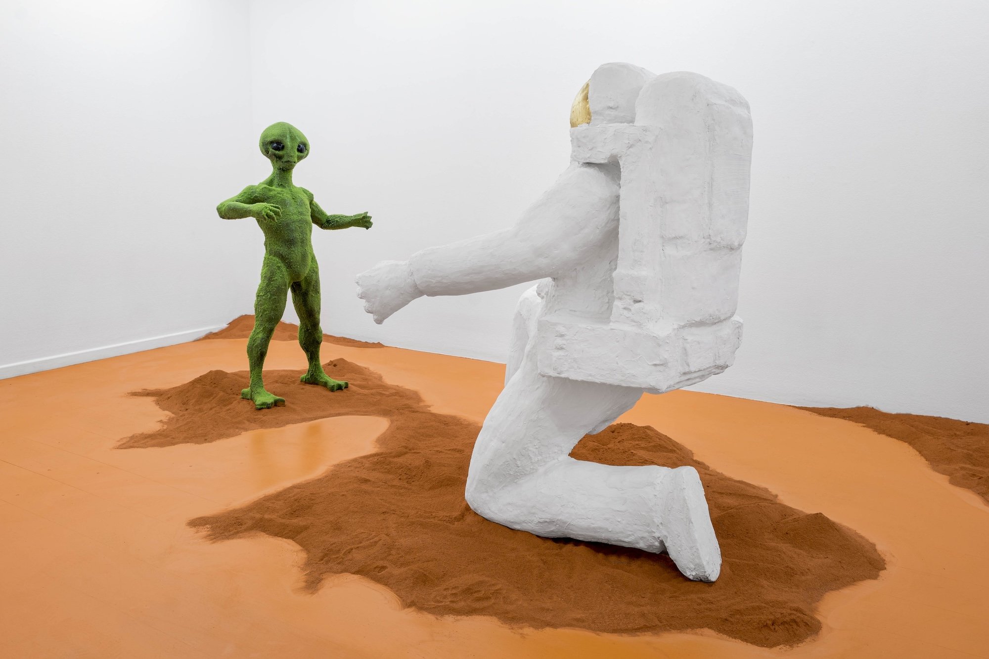 Nicolai Risbjerg, <i>Alienated Alien & Astronaut</i>, 2024. Foto: Morten Underbjerg