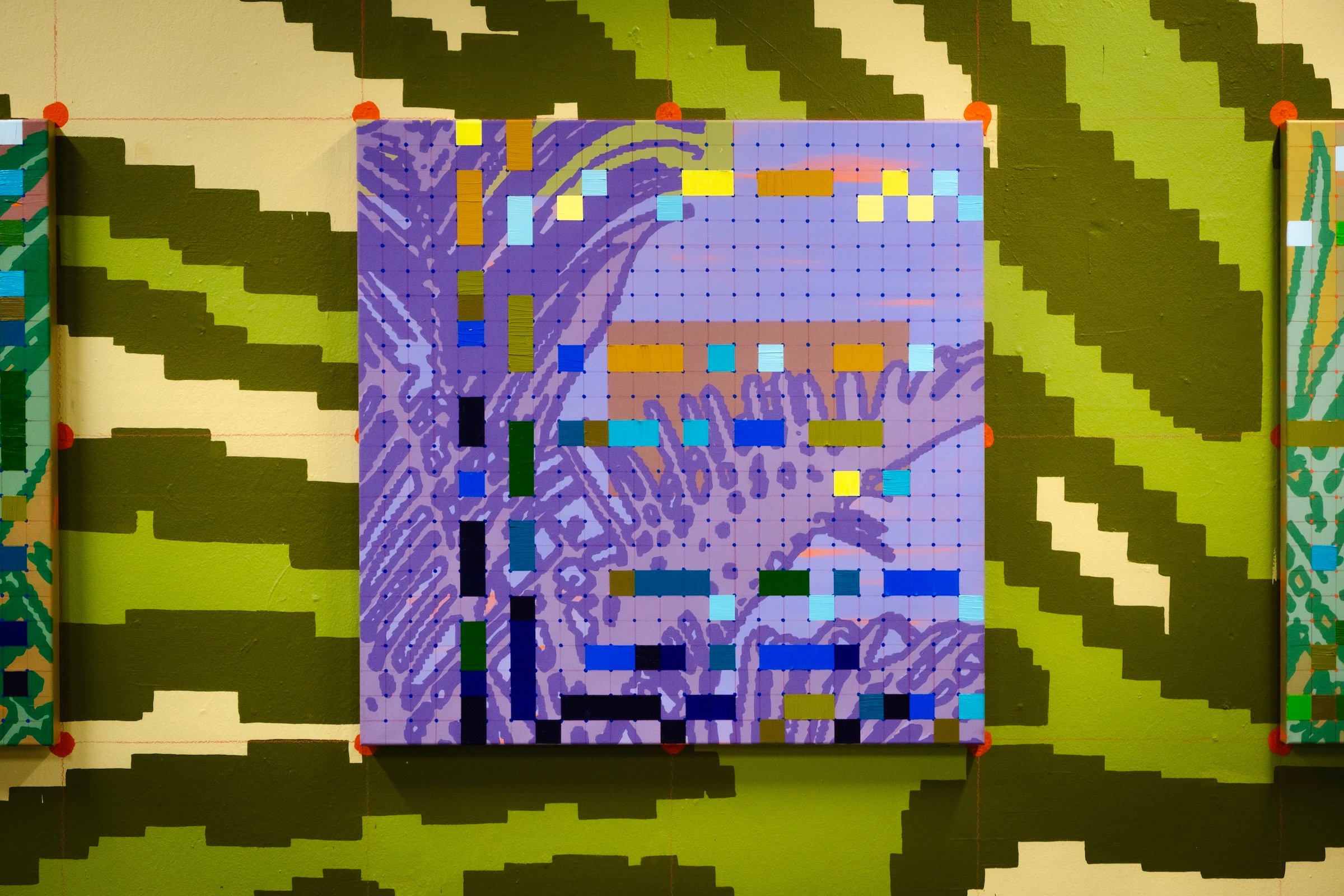 Peter Birk, Digital Plante Kode III, 2025 - foto Marcus Fay