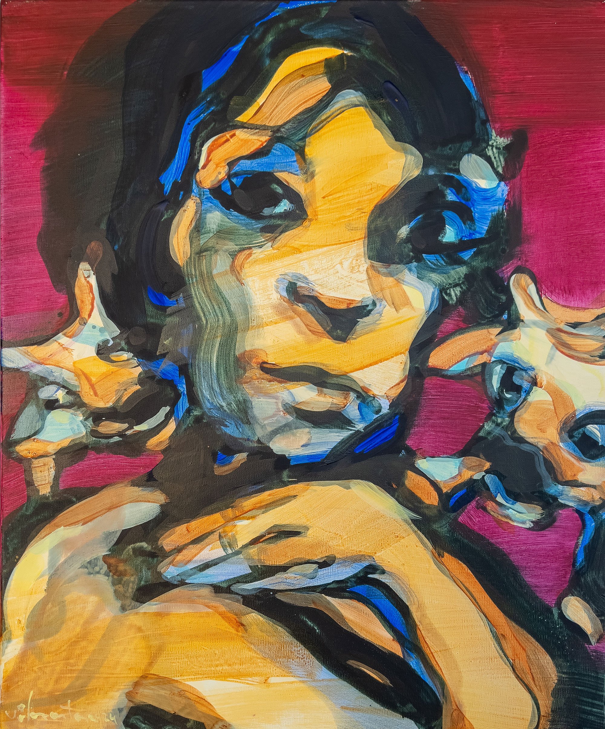 Vilmantas Marcinkevicius <i>WELCOME TO MY DREAMS</i> 2024 50X60 cm. Foto: Galleri NB