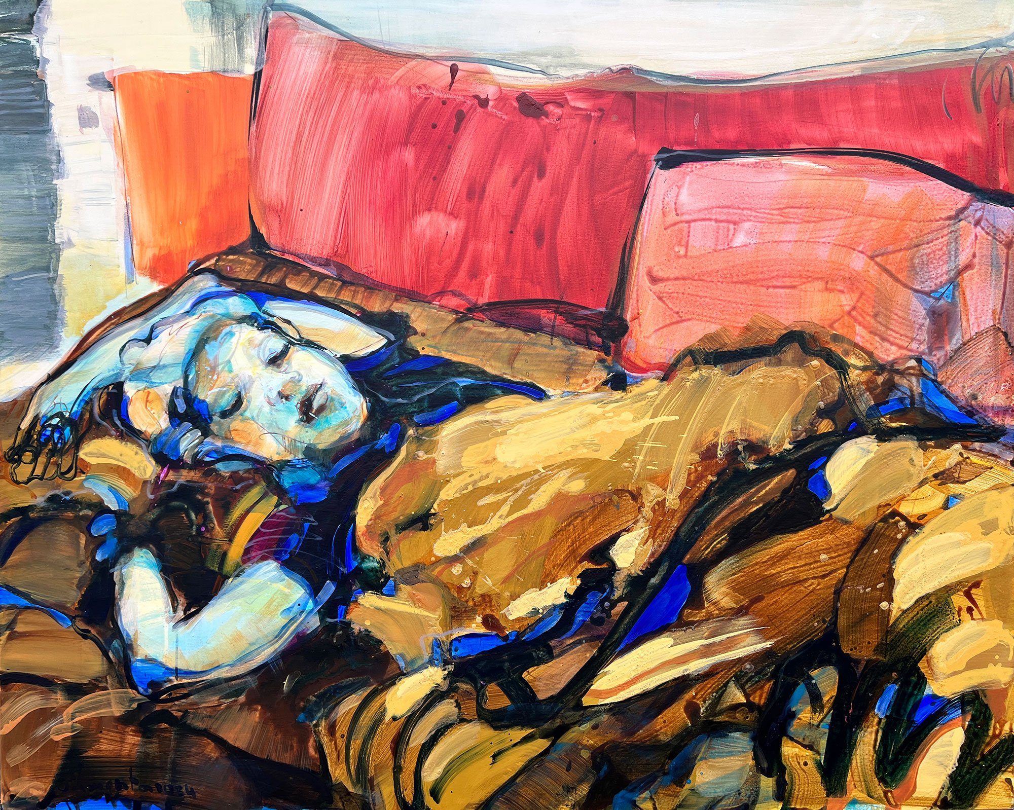 Vilmantas Marcinkevicius SERENITY 2024 125x155 cm. Foto: Galleri NB