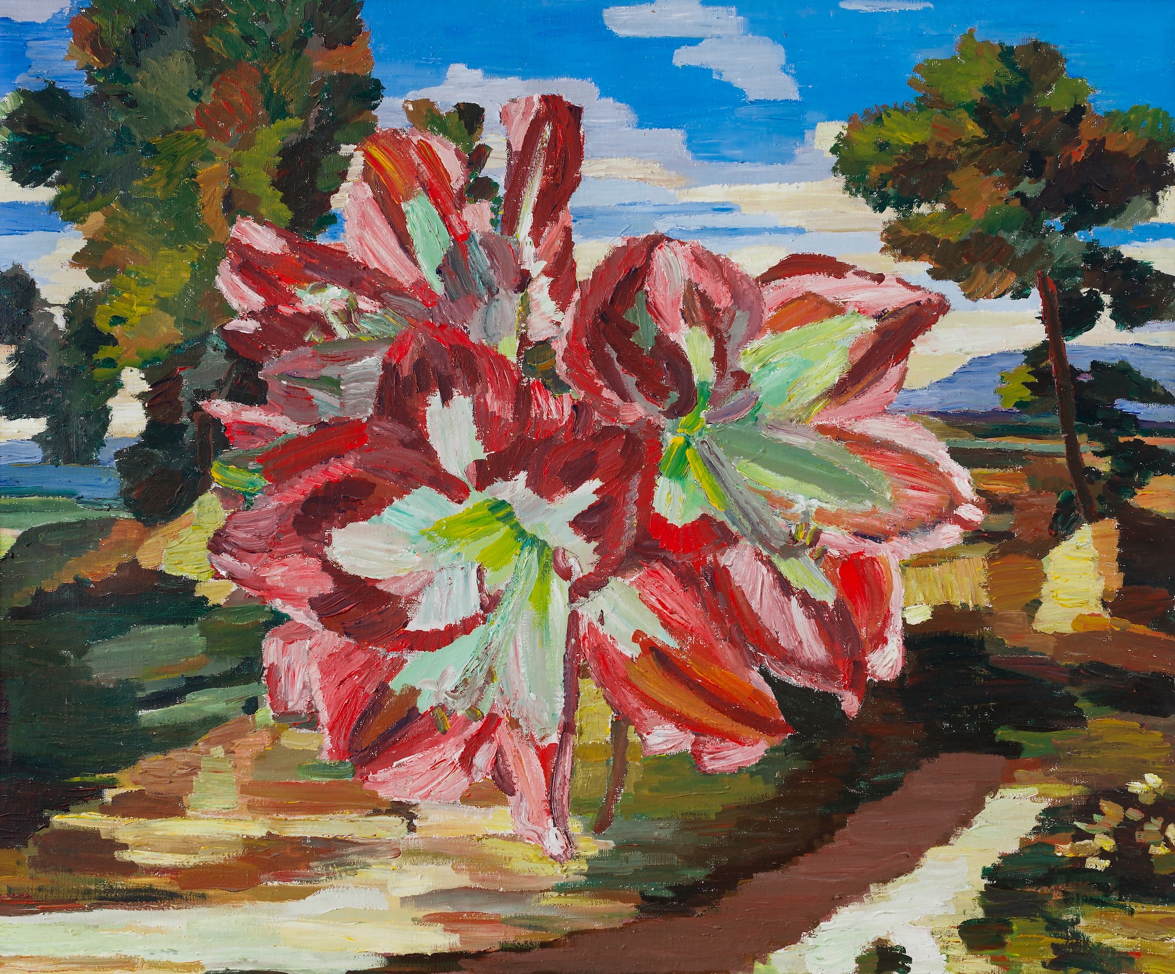 <i>Amarylis i klassisk landskab</i>, 1992, privat eje. Foto: Jacob Friis-Holm Nielsen