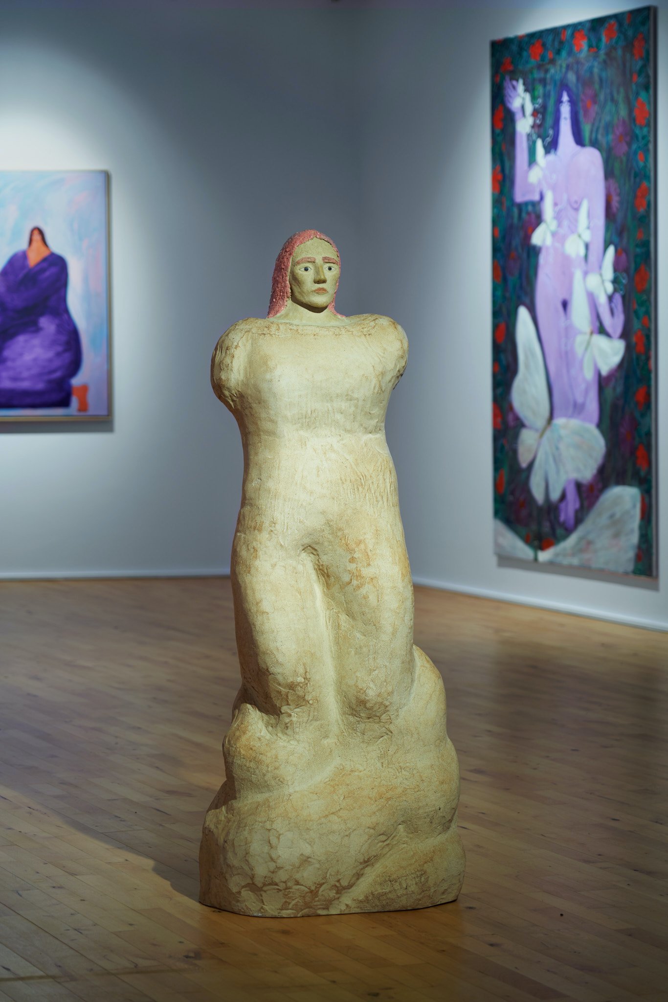 Ida Thorhauge, <i>The Day</i>, 2024. Stoneware 158 x 50 x 60 cm. Foto: Malle Madsen