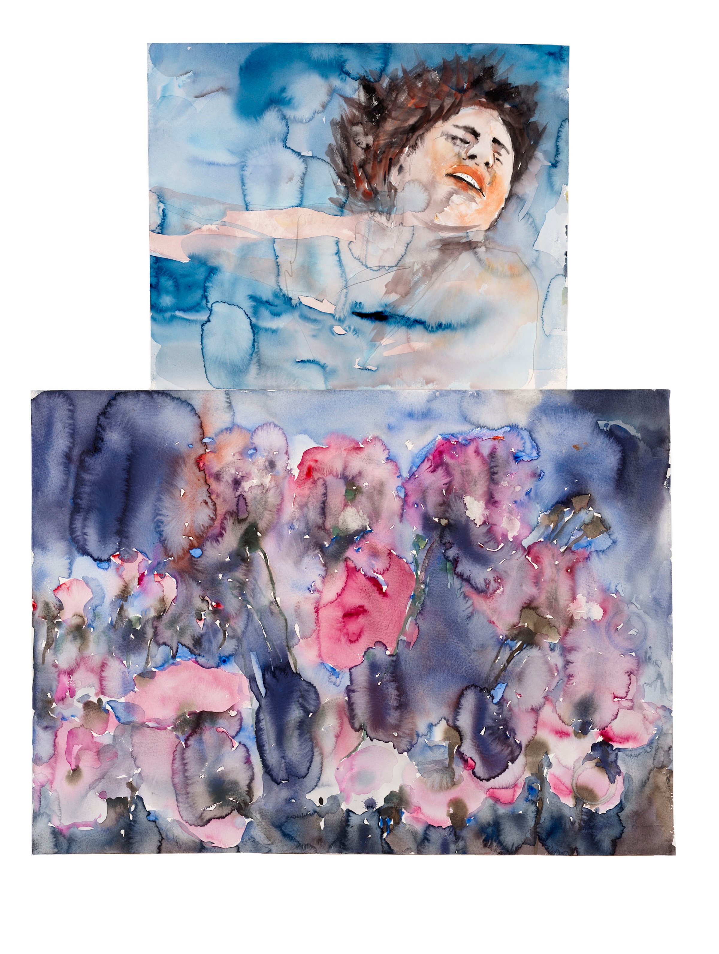 Anselm Kiefer, Feminine ekstaser, akvarel på papir, 2013, © Anselm Kiefer, Courtesy Galerie Bastian, Berlin, Photocredit Georges Poncet, Paris