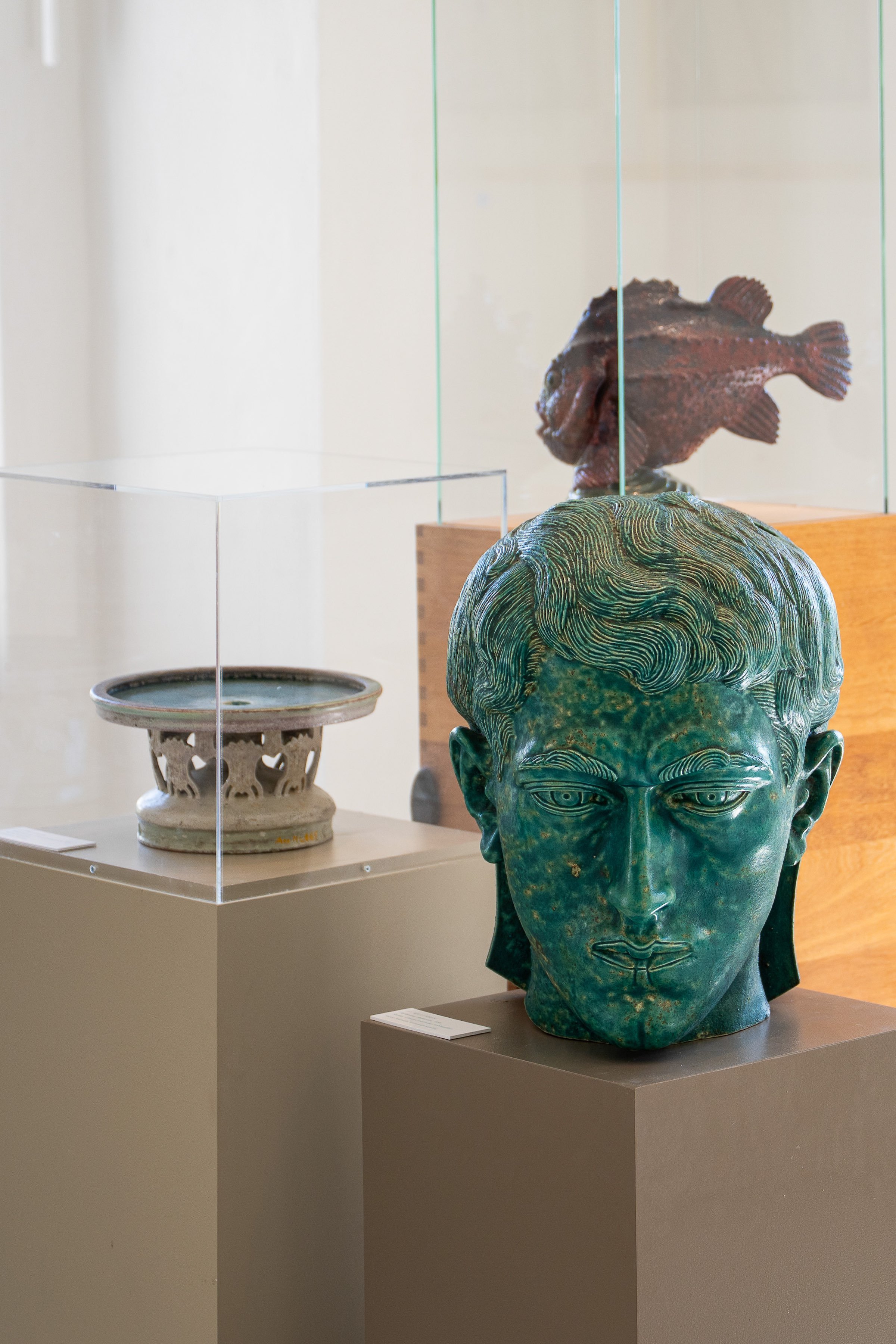 Installationview. <i>Med det famlende begynder jeg</i>. Foto: Tao Lytzen