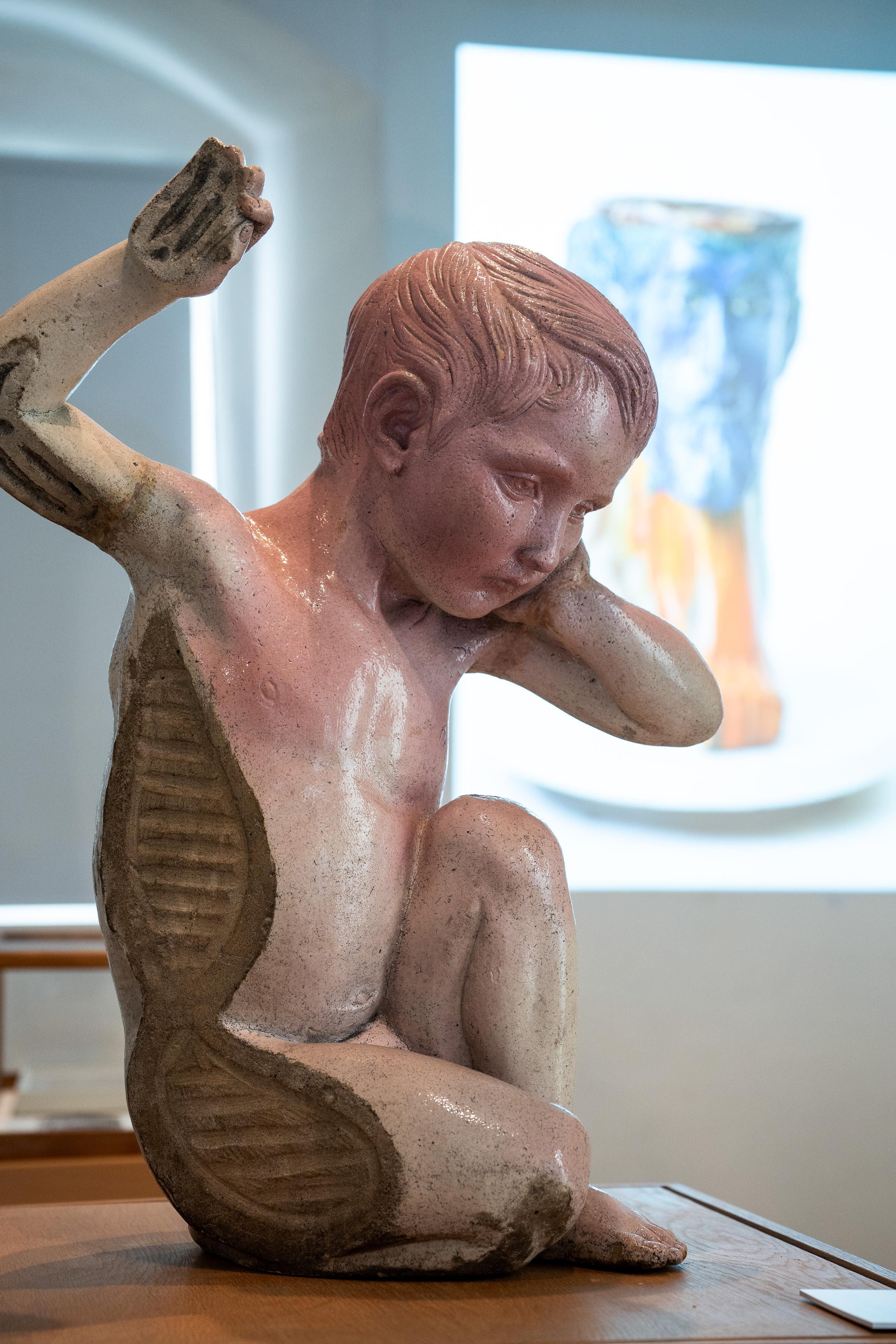 Installationview. <i>Med det famlende begynder jeg</i>. Foto: Tao Lytzen